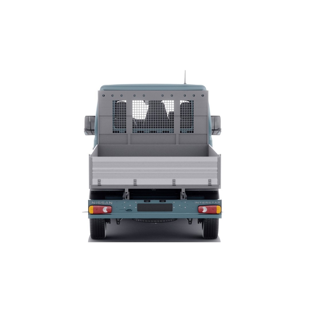 Nissan Interstar Pick-Up 2024 3D Model – Detailed Vehicle Asset, FBX/OBJ - View 9