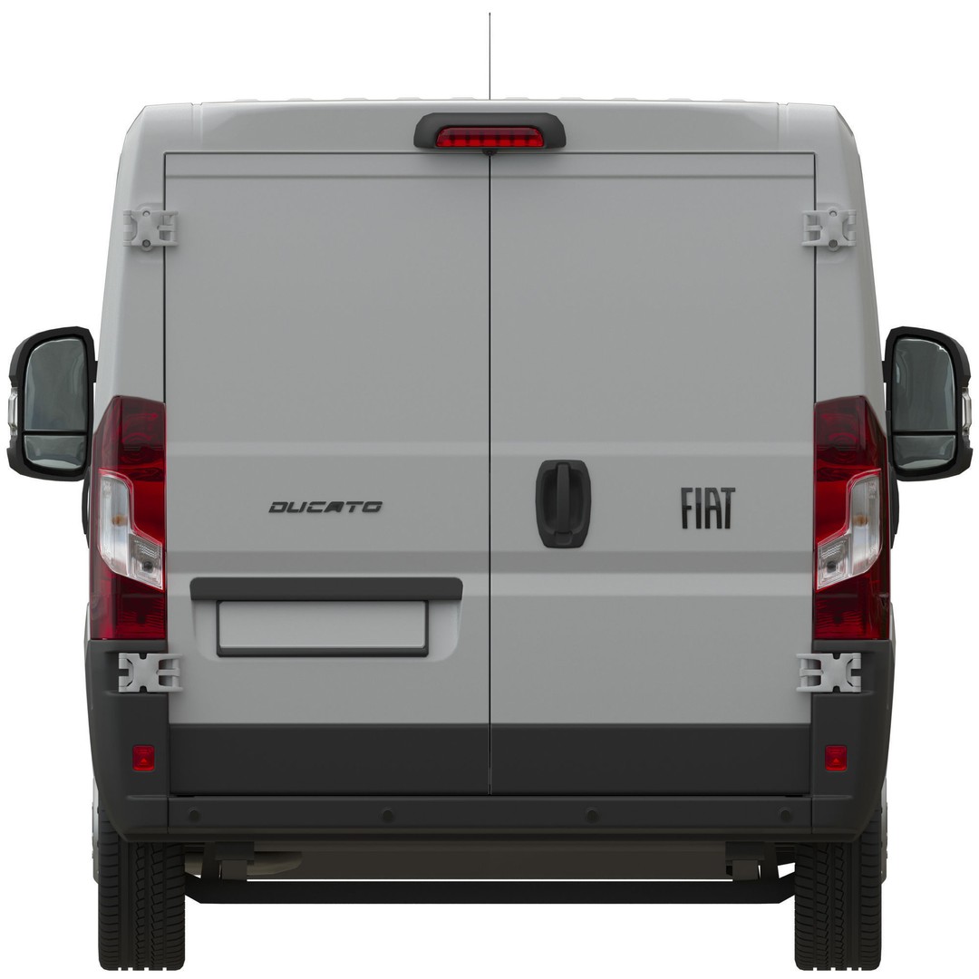 2024 FIAT DUCATO L1H1 3D Model – Detailed Commercial Van Asset, FBX - View 10