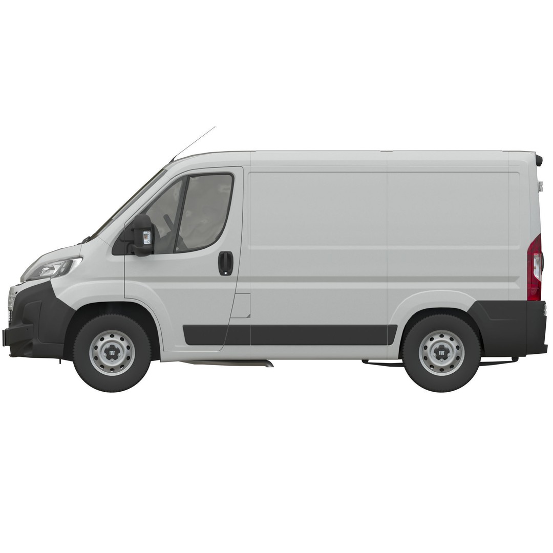 2024 FIAT DUCATO L1H1 3D Model – Detailed Commercial Van Asset, FBX - View 12