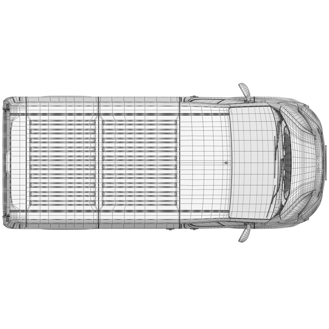 2024 FIAT DUCATO L1H1 3D Model – Detailed Commercial Van Asset, FBX - View 22