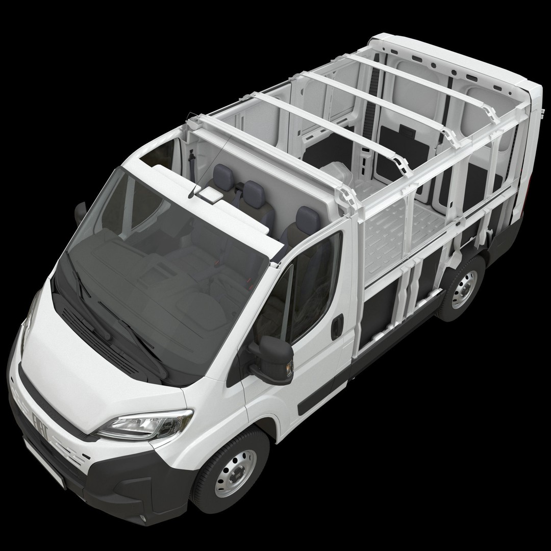 2024 FIAT DUCATO L1H1 3D Model – Detailed Commercial Van Asset, FBX - View 23
