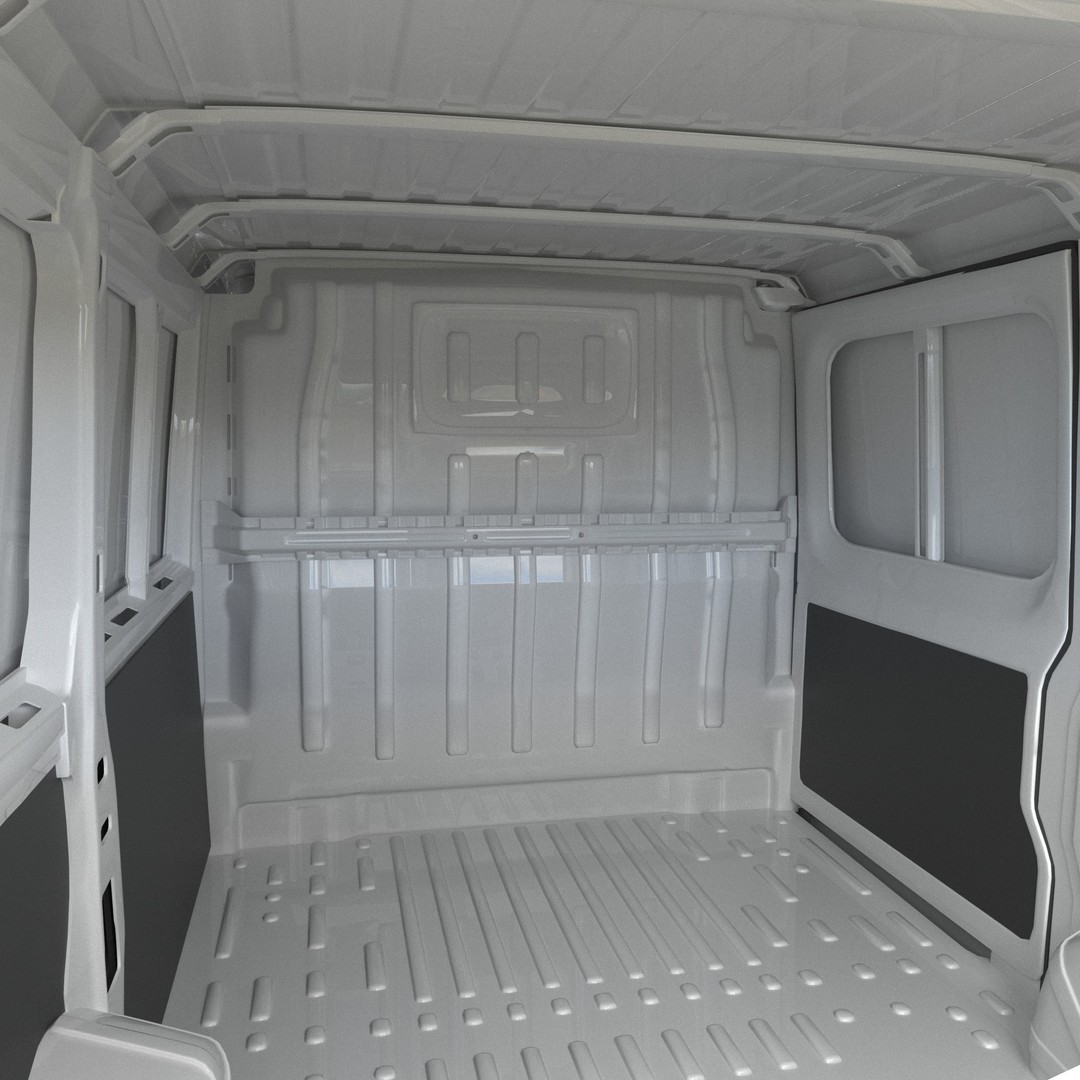 2024 FIAT DUCATO L1H1 3D Model – Detailed Commercial Van Asset, FBX - View 24