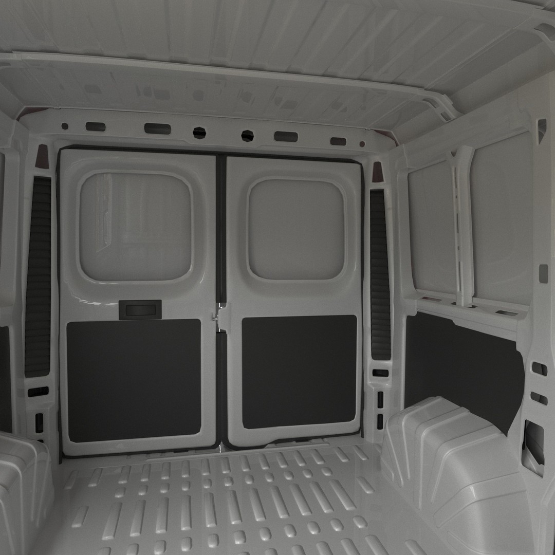 2024 FIAT DUCATO L1H1 3D Model – Detailed Commercial Van Asset, FBX - View 25