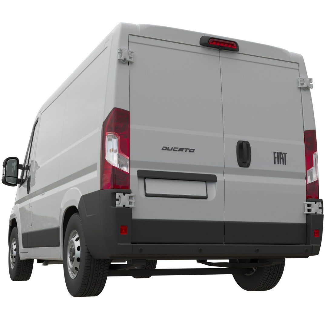 2024 FIAT DUCATO L1H1 3D Model – Detailed Commercial Van Asset, FBX - View 5