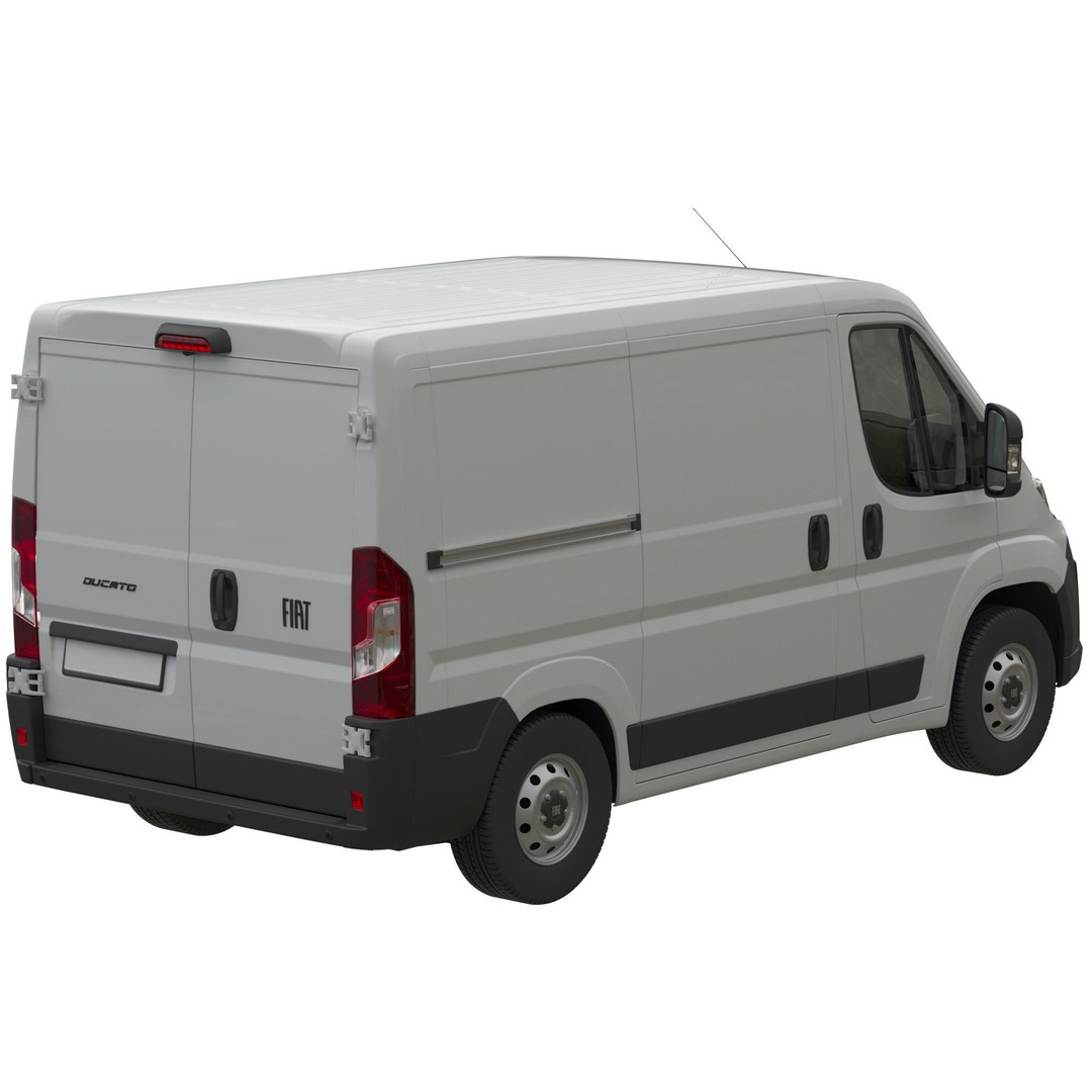 2024 FIAT DUCATO L1H1 3D Model – Detailed Commercial Van Asset, FBX - View 6
