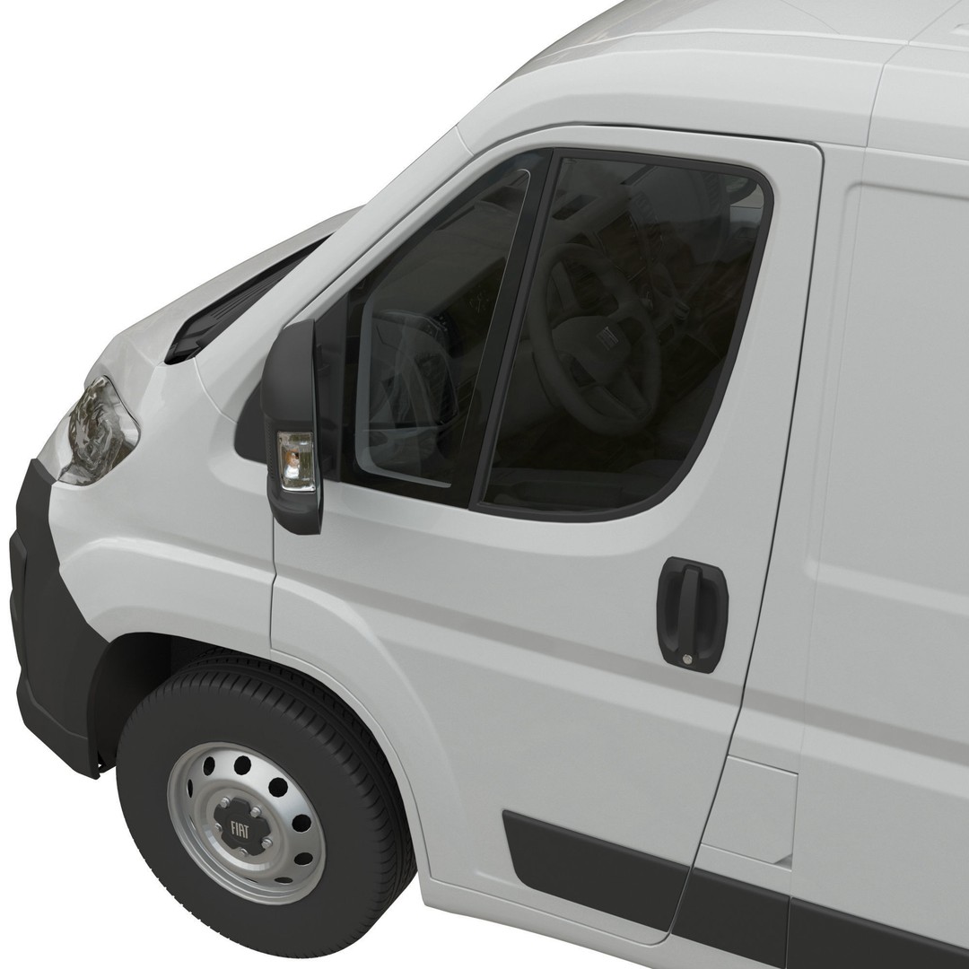 2024 FIAT DUCATO L1H1 3D Model – Detailed Commercial Van Asset, FBX - View 8