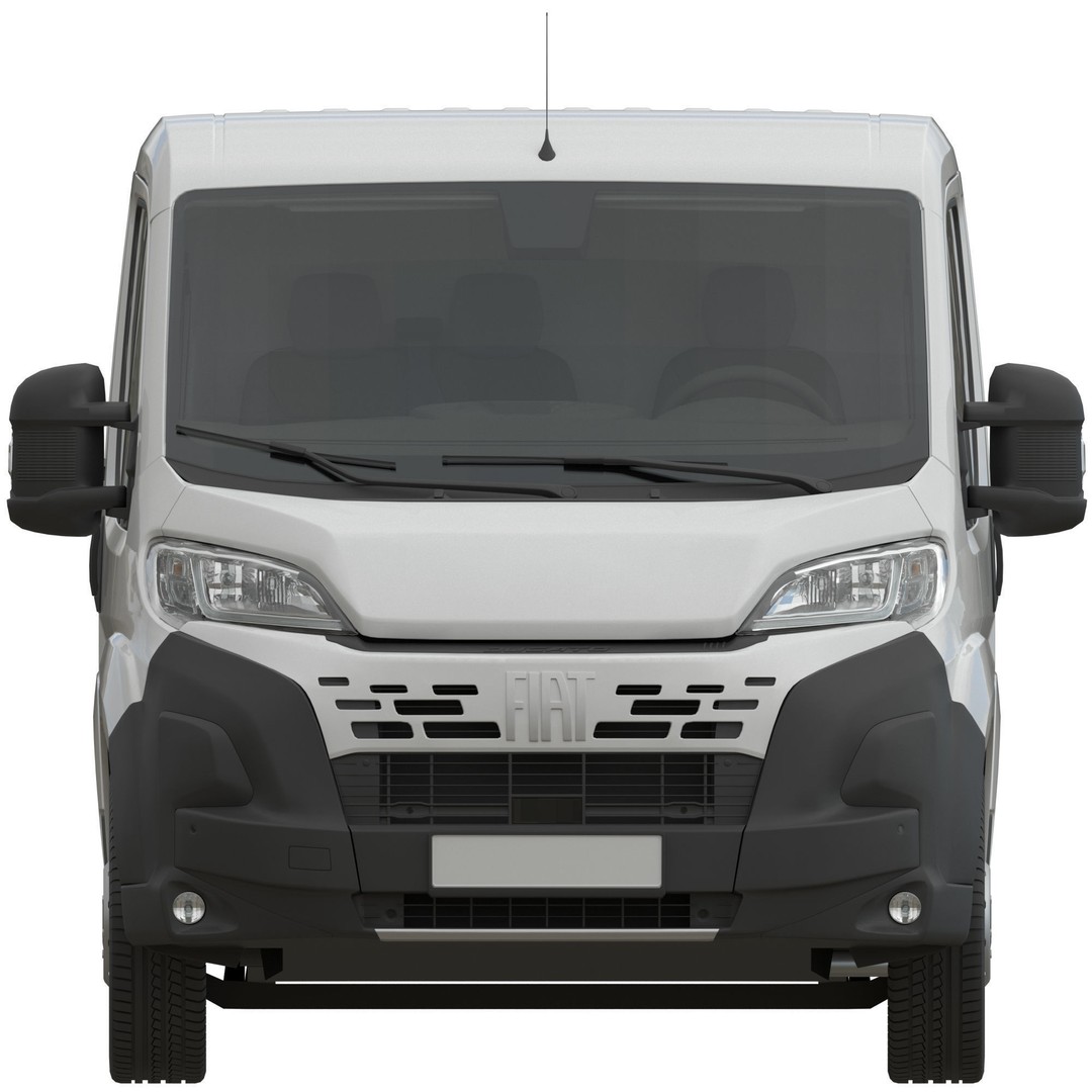 2024 FIAT DUCATO L1H1 3D Model – Detailed Commercial Van Asset, FBX - View 9