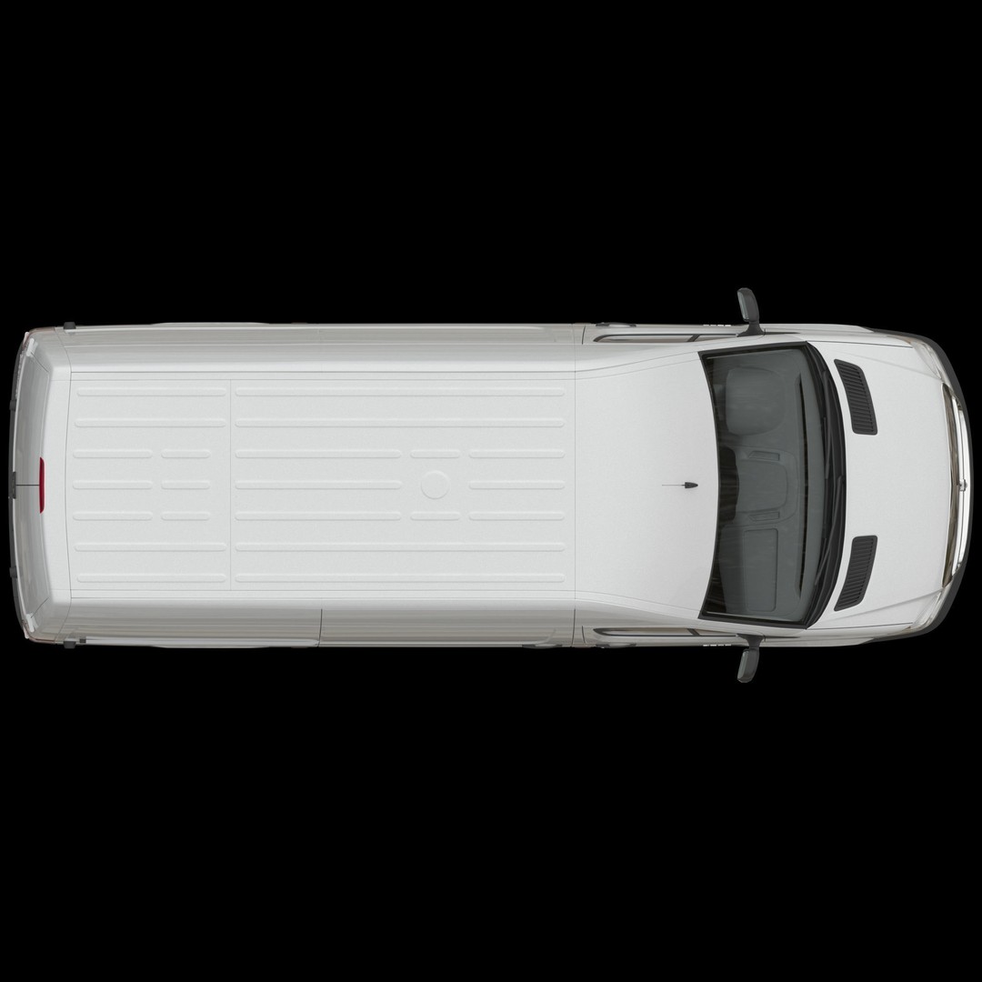 Dodge Sprinter 2500 Panel Van 3D Model – High Poly, FBX, Game Ready - View 13