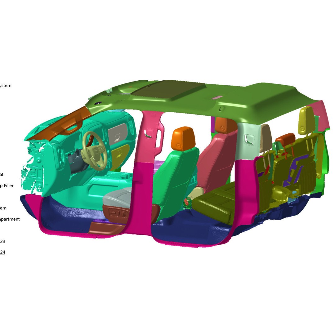 GMC Sierra Denali 1500 4WD Crew Cab 3D Model – High Detail Scan, STL - View 17
