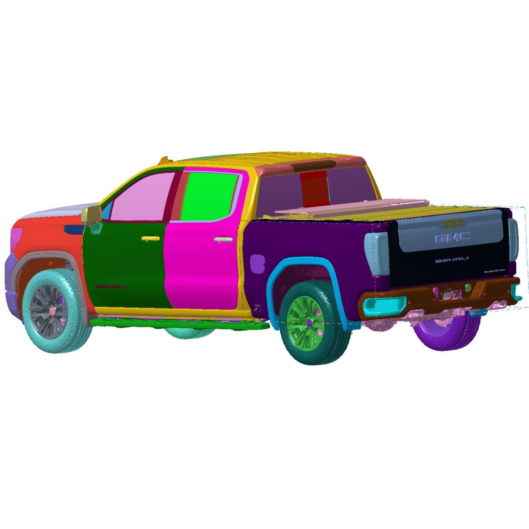 GMC Sierra Denali 1500 4WD Crew Cab 3D Model – High Detail Scan, STL - View 7