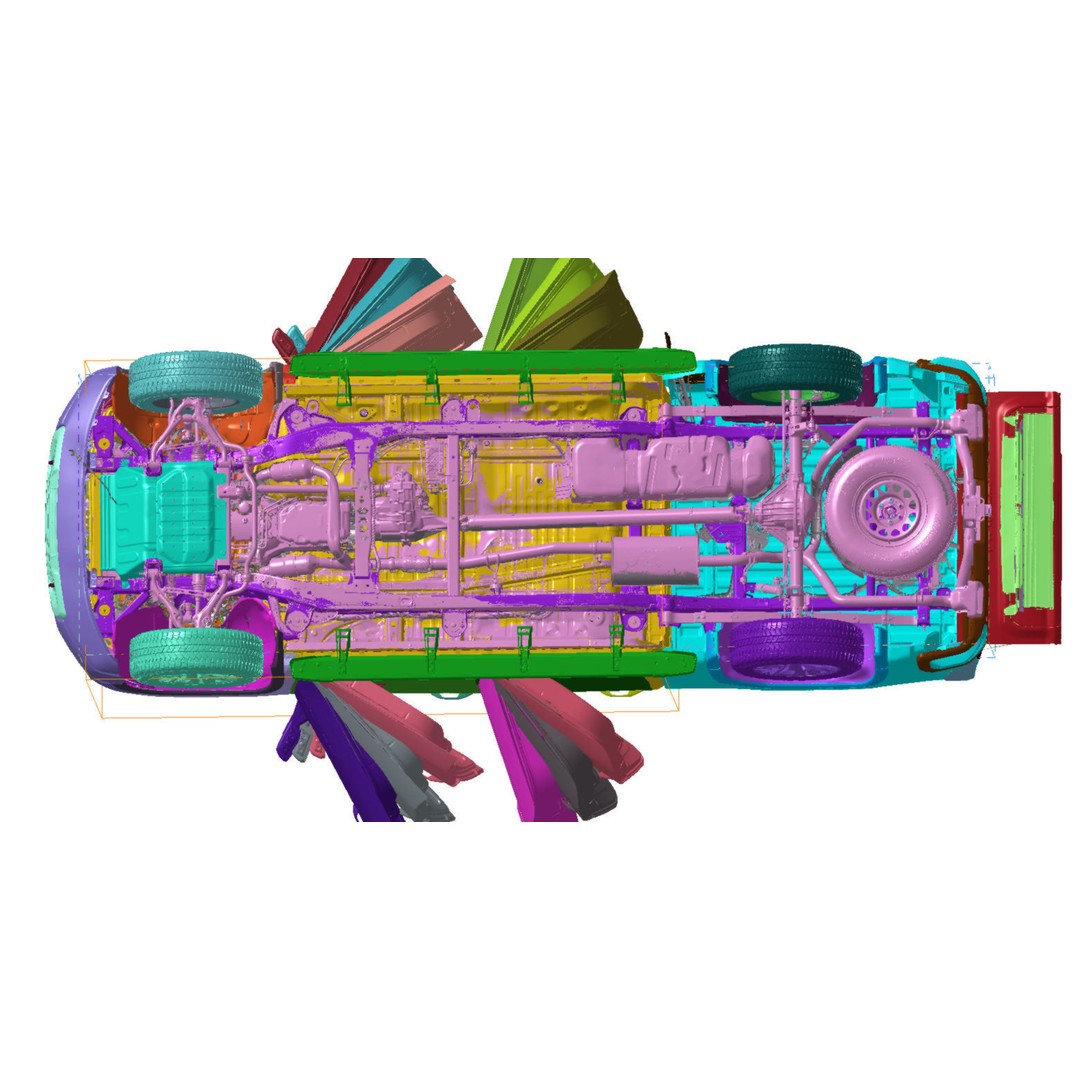 GMC Sierra Denali 1500 4WD Crew Cab 3D Model – High Detail Scan, STL - View 9