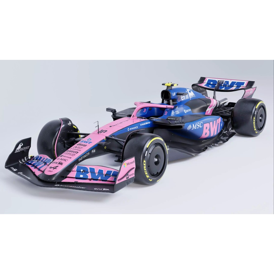 Alpine A525 Formula 1 Race Car 3D Model – Low Poly Game Asset, FBX - View 2