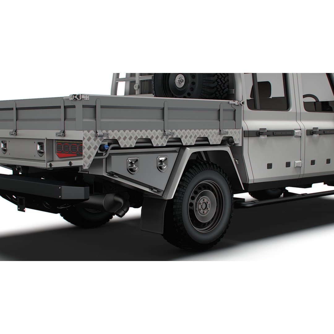 Ineos Grenadier Quartermaster 3D Model – High Poly Vehicle, FBX, OBJ - View 13