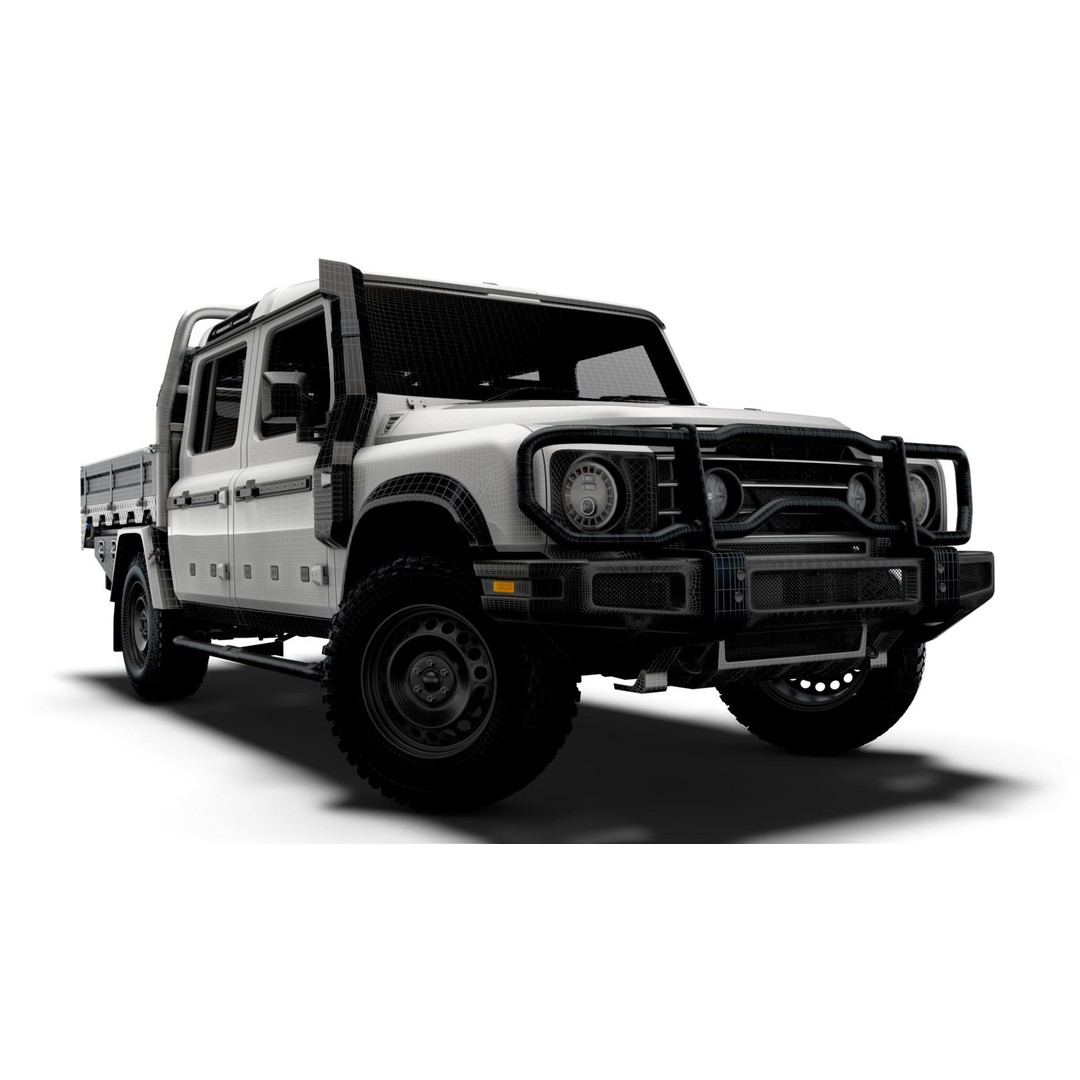 Ineos Grenadier Quartermaster 3D Model – High Poly Vehicle, FBX, OBJ - View 14