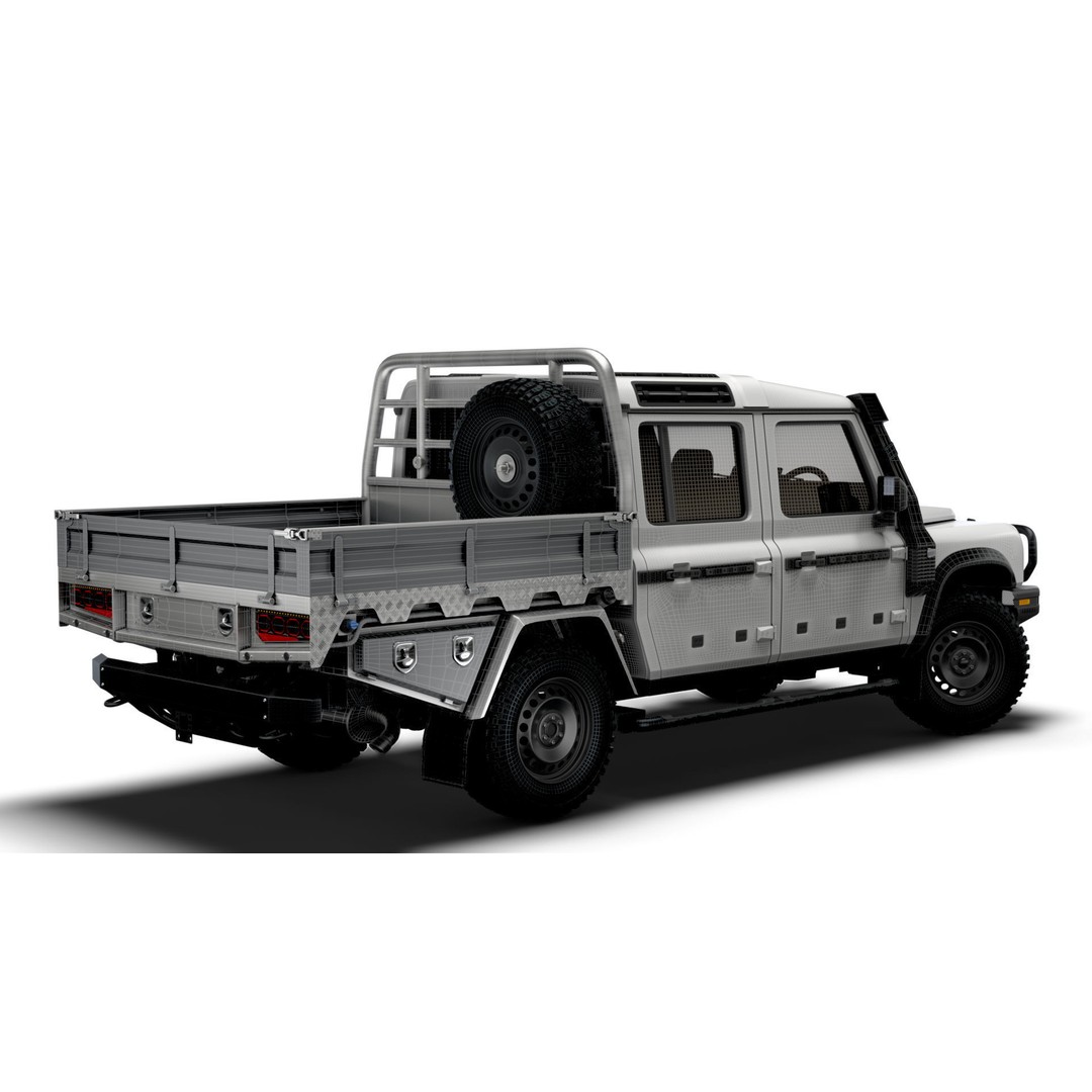 Ineos Grenadier Quartermaster 3D Model – High Poly Vehicle, FBX, OBJ - View 16
