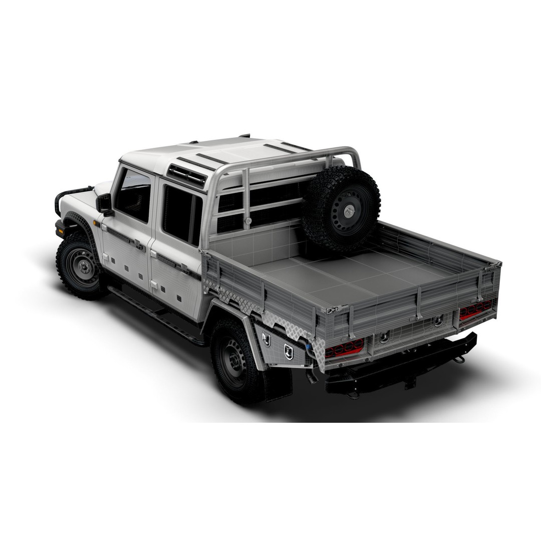 Ineos Grenadier Quartermaster 3D Model – High Poly Vehicle, FBX, OBJ - View 17