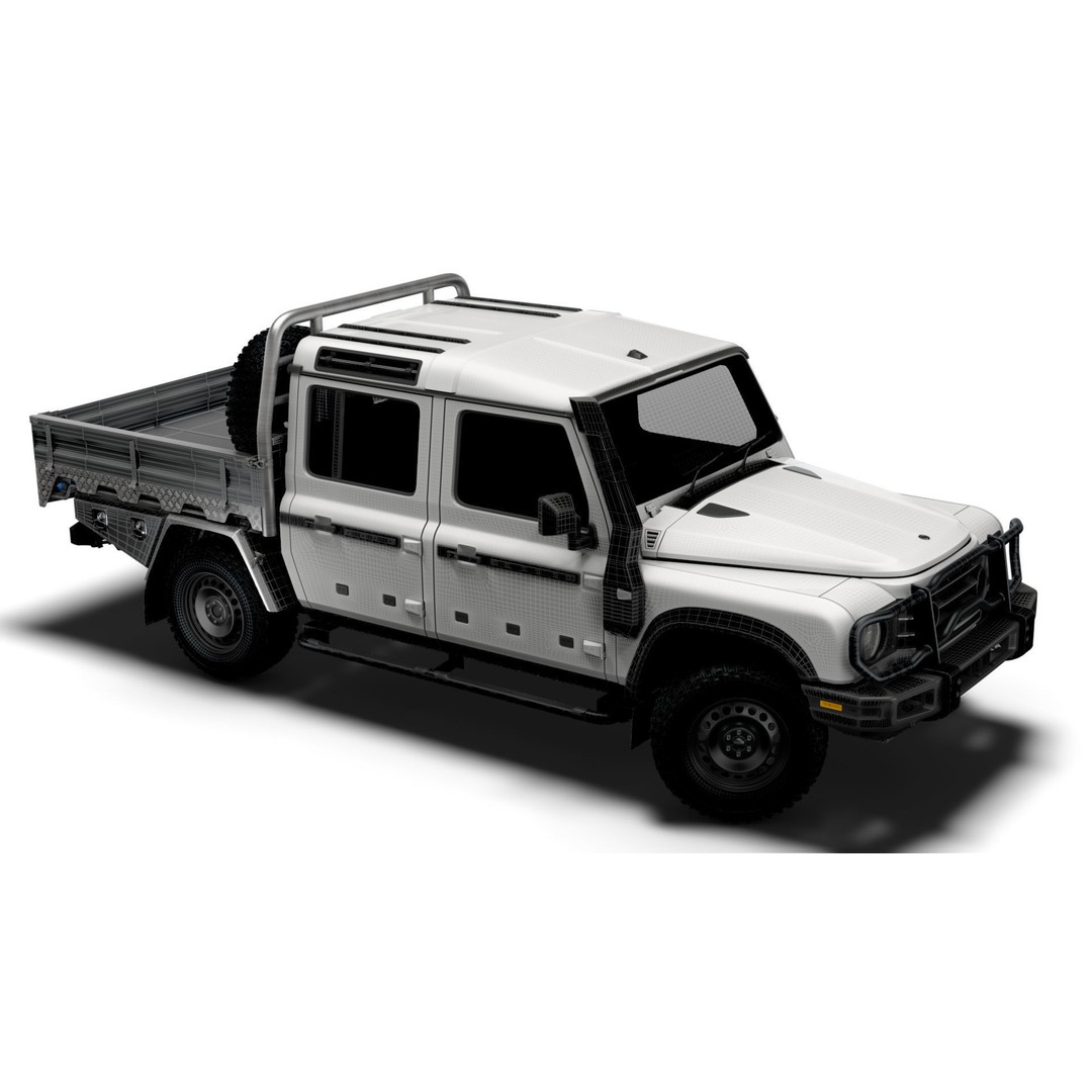 Ineos Grenadier Quartermaster 3D Model – High Poly Vehicle, FBX, OBJ - View 22