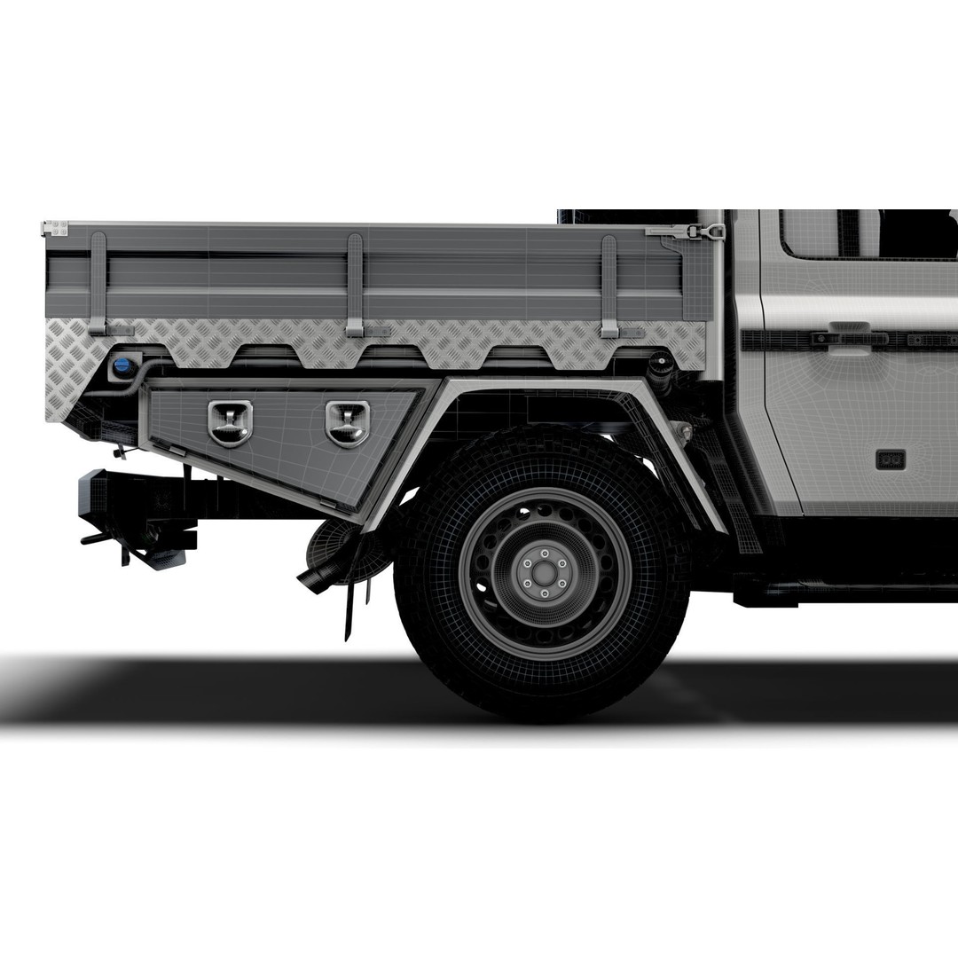 Ineos Grenadier Quartermaster 3D Model – High Poly Vehicle, FBX, OBJ - View 23