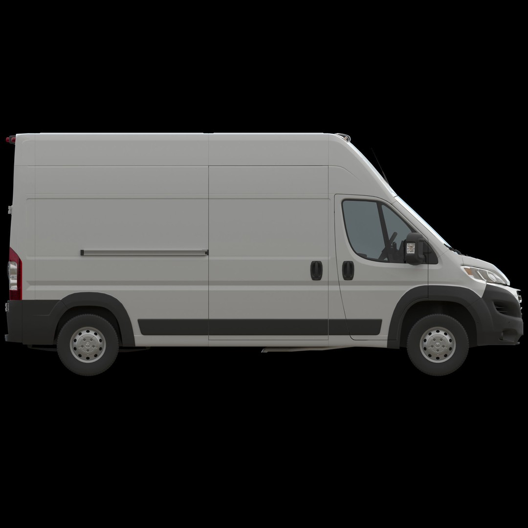 2024 Ram ProMaster L3H3 3D Model – Detailed Interior Cargo Van, FBX - View 11