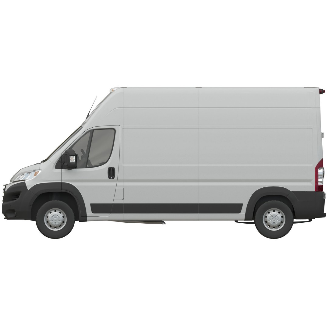 2024 Ram ProMaster L3H3 3D Model – Detailed Interior Cargo Van, FBX - View 12