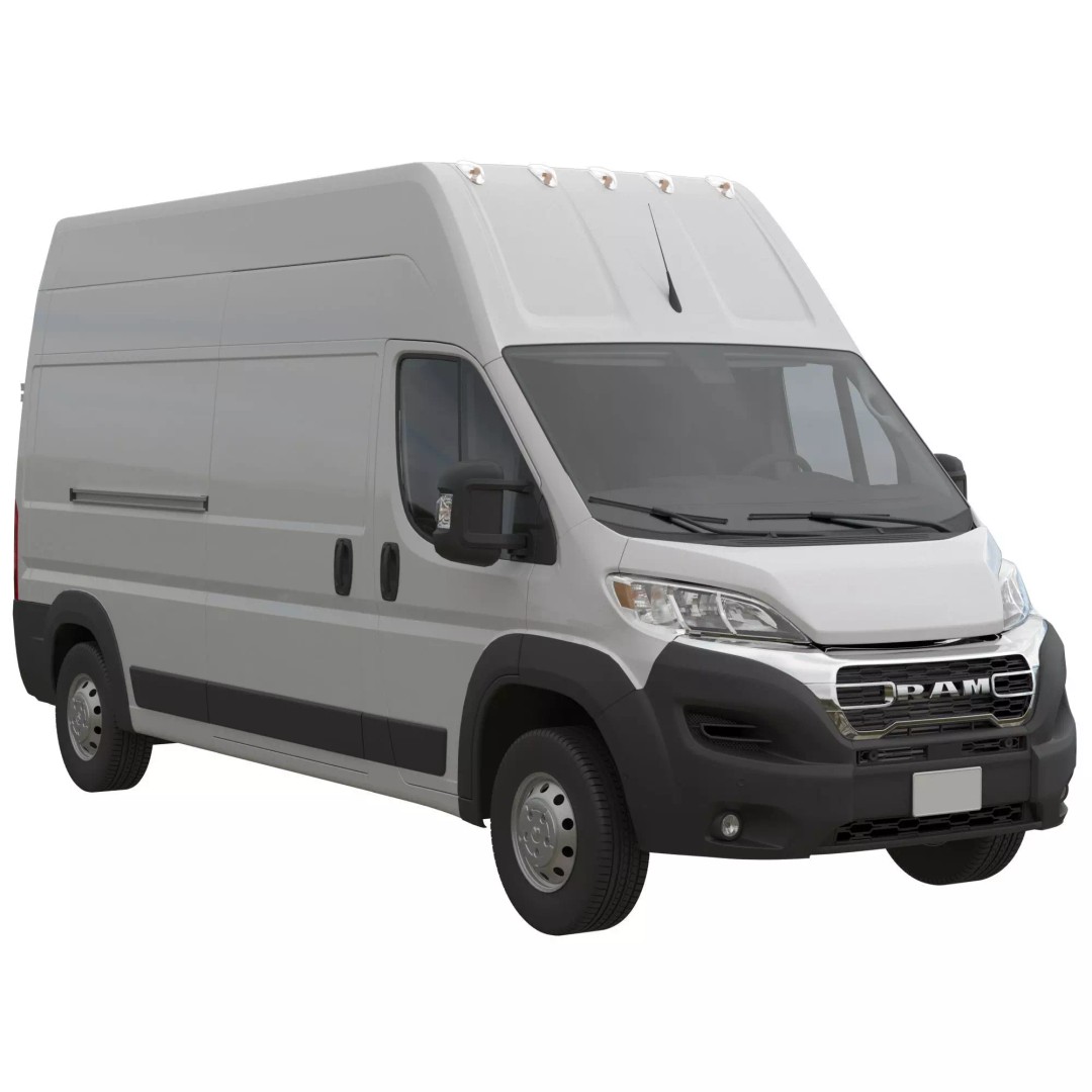 2024 Ram ProMaster L3H3 3D Model – Detailed Interior Cargo Van, FBX - View 2
