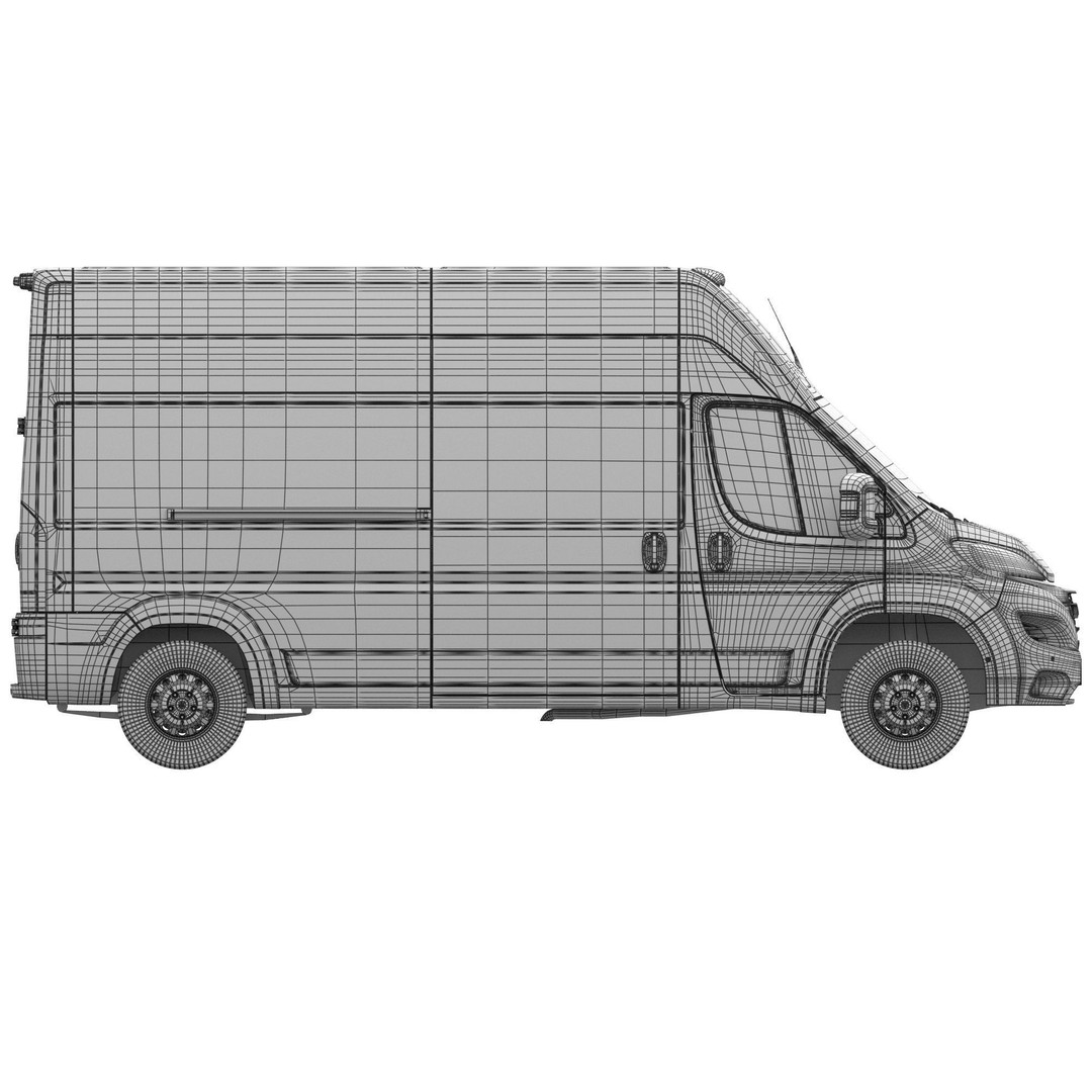 2024 Ram ProMaster L3H3 3D Model – Detailed Interior Cargo Van, FBX - View 20