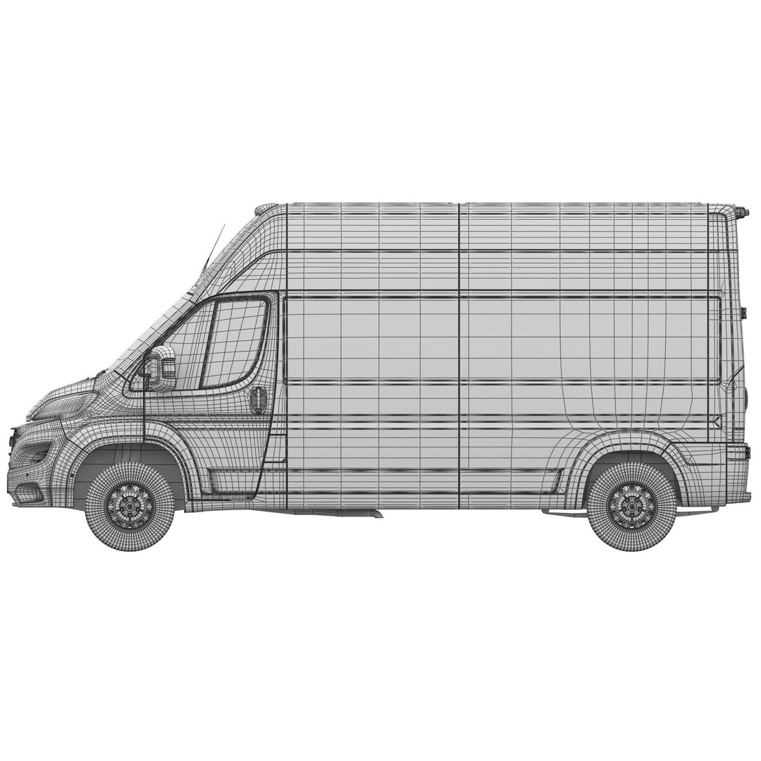 2024 Ram ProMaster L3H3 3D Model – Detailed Interior Cargo Van, FBX - View 21