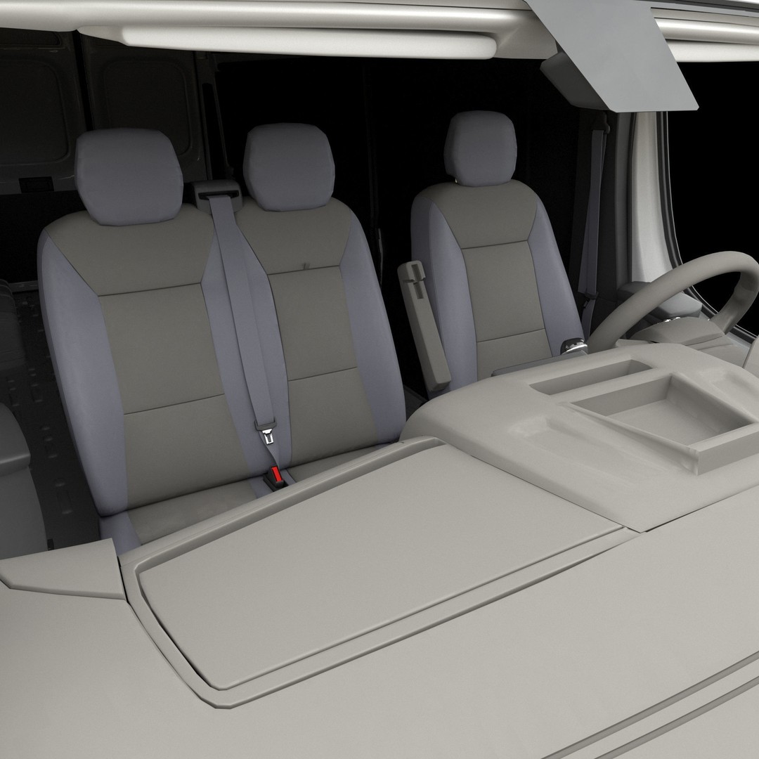 2024 Ram ProMaster L3H3 3D Model – Detailed Interior Cargo Van, FBX - View 29