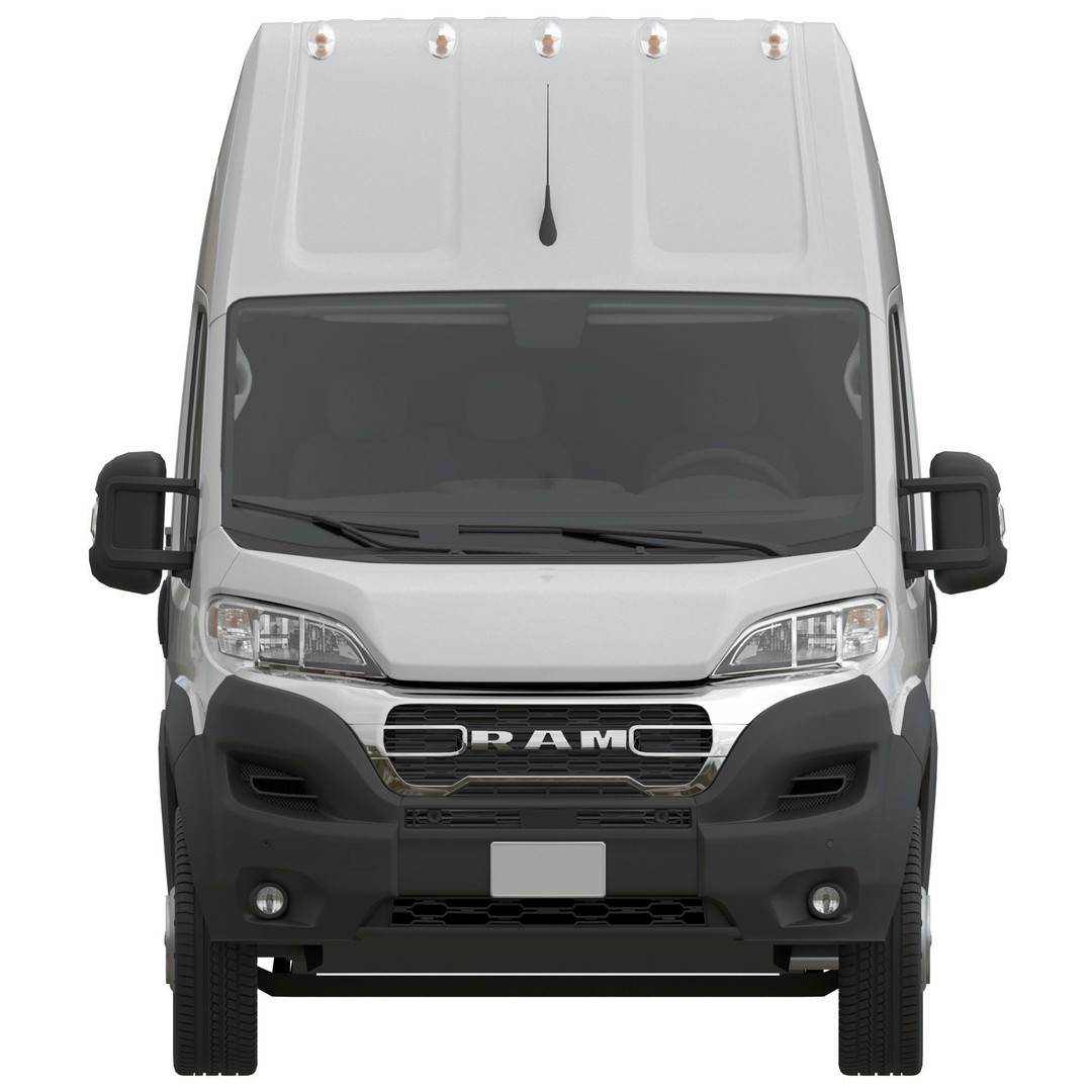 2024 Ram ProMaster L3H3 3D Model – Detailed Interior Cargo Van, FBX - View 9