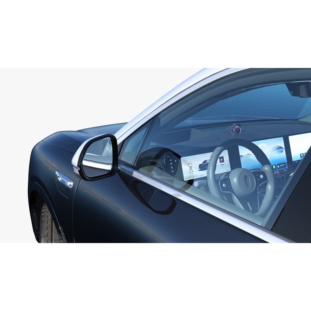 2024 Huawei HIMA Aito M9 Ultra 3D Model – Interior Rigged SUV, FBX, OBJ - View 10