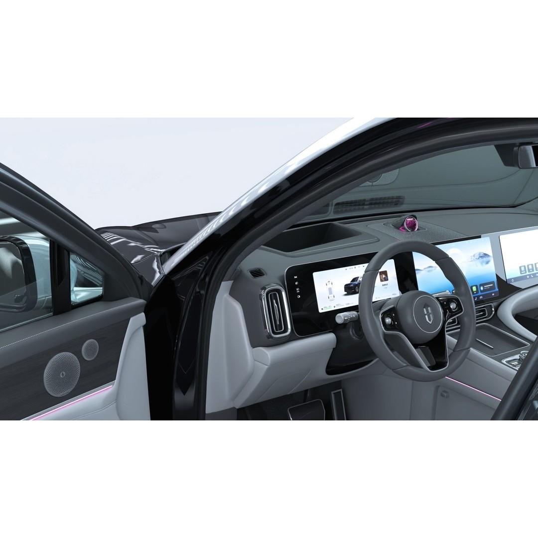 2024 Huawei HIMA Aito M9 Ultra 3D Model – Interior Rigged SUV, FBX, OBJ - View 11