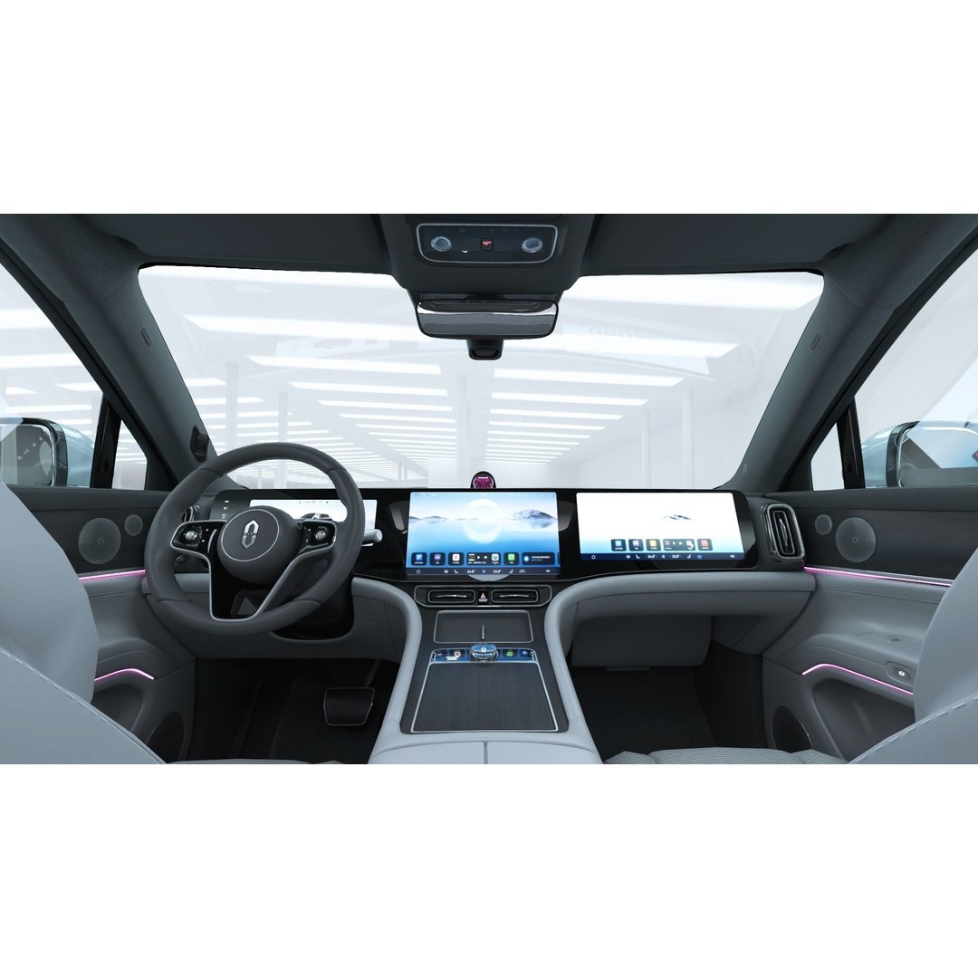 2024 Huawei HIMA Aito M9 Ultra 3D Model – Interior Rigged SUV, FBX, OBJ - View 12