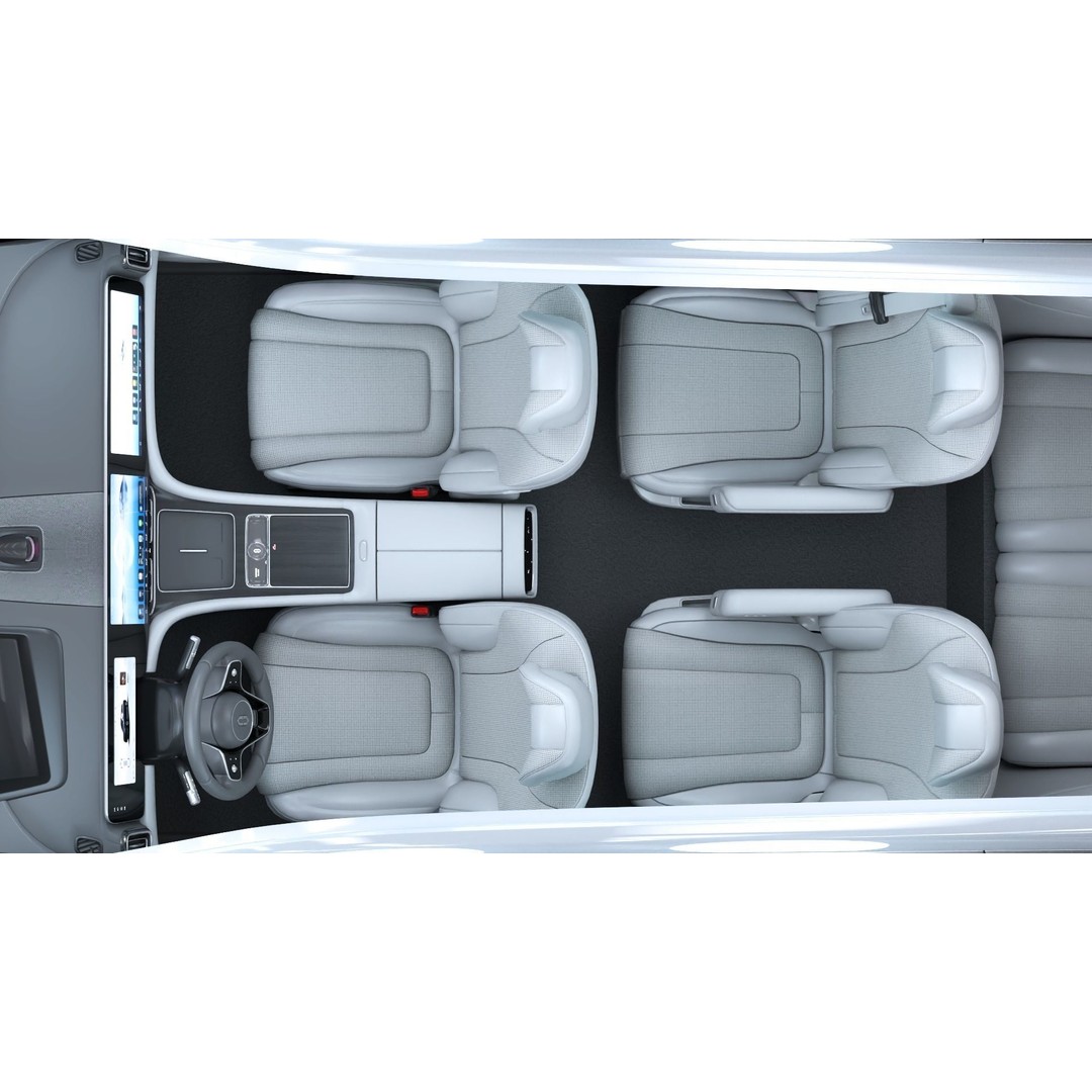 2024 Huawei HIMA Aito M9 Ultra 3D Model – Interior Rigged SUV, FBX, OBJ - View 15