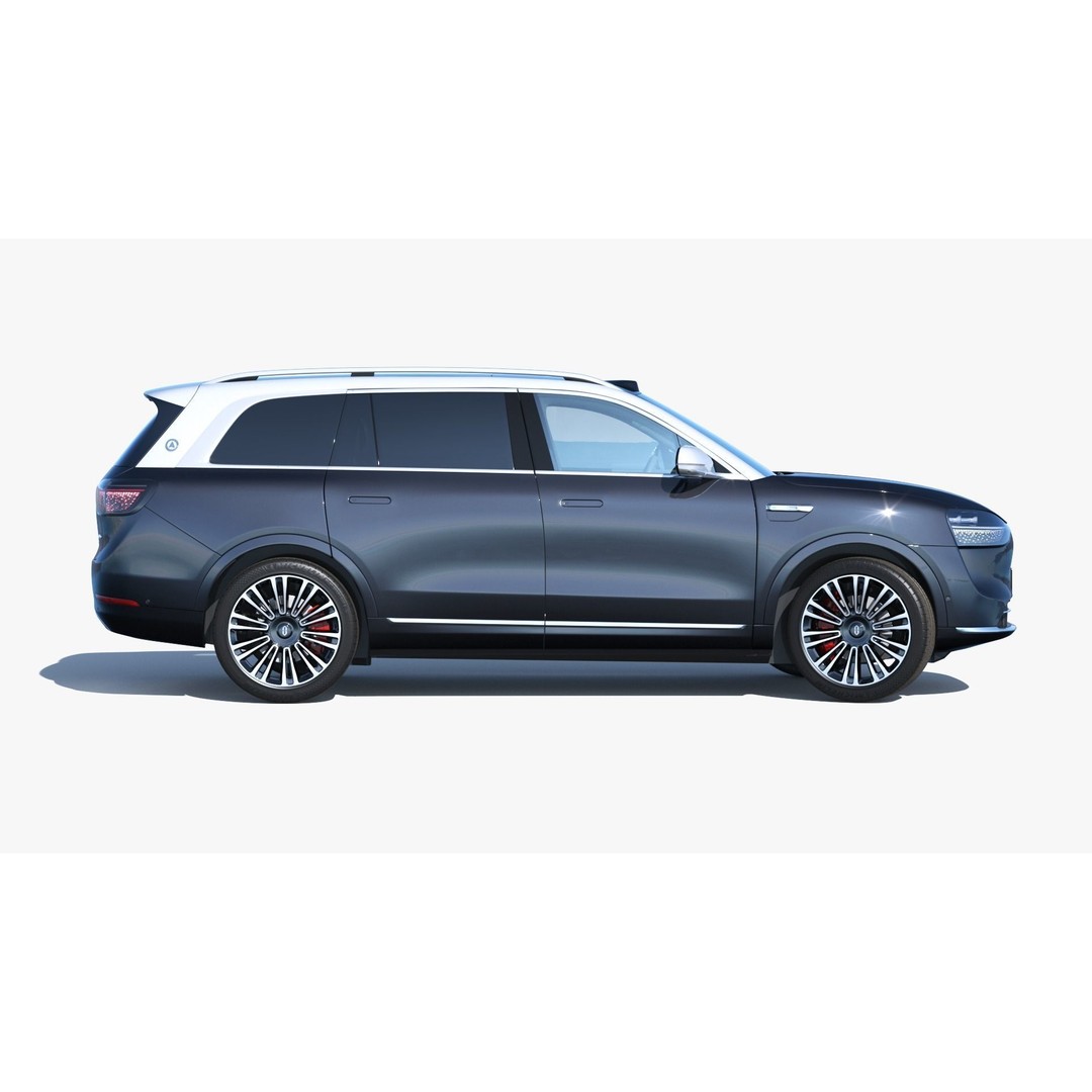 2024 Huawei HIMA Aito M9 Ultra 3D Model – Interior Rigged SUV, FBX, OBJ - View 18