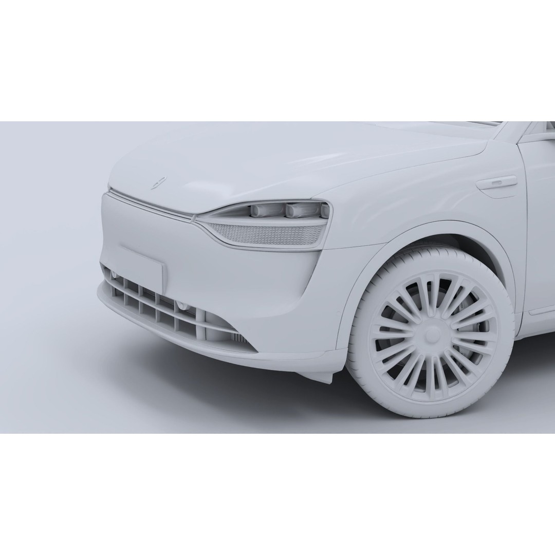 2024 Huawei HIMA Aito M9 Ultra 3D Model – Interior Rigged SUV, FBX, OBJ - View 21