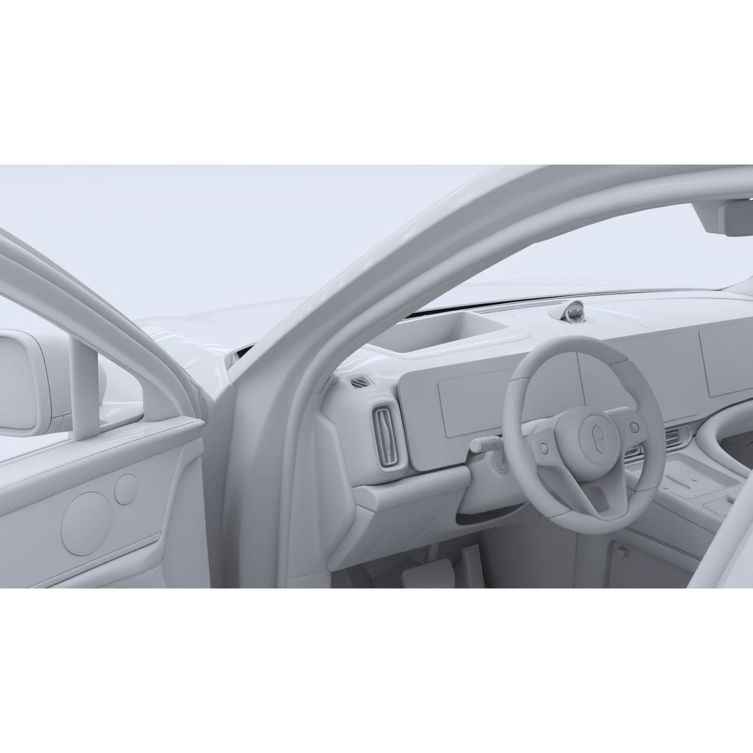 2024 Huawei HIMA Aito M9 Ultra 3D Model – Interior Rigged SUV, FBX, OBJ - View 23