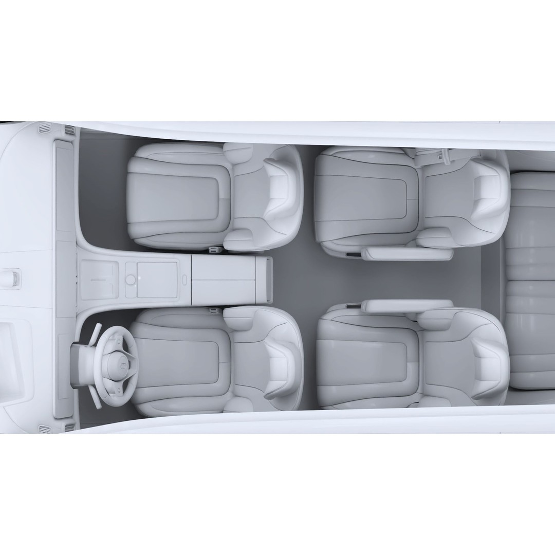 2024 Huawei HIMA Aito M9 Ultra 3D Model – Interior Rigged SUV, FBX, OBJ - View 27