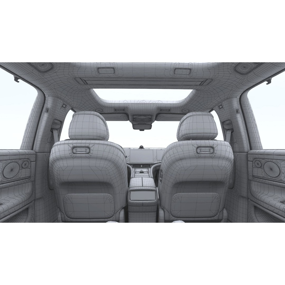 2024 Huawei HIMA Aito M9 Ultra 3D Model – Interior Rigged SUV, FBX, OBJ - View 35