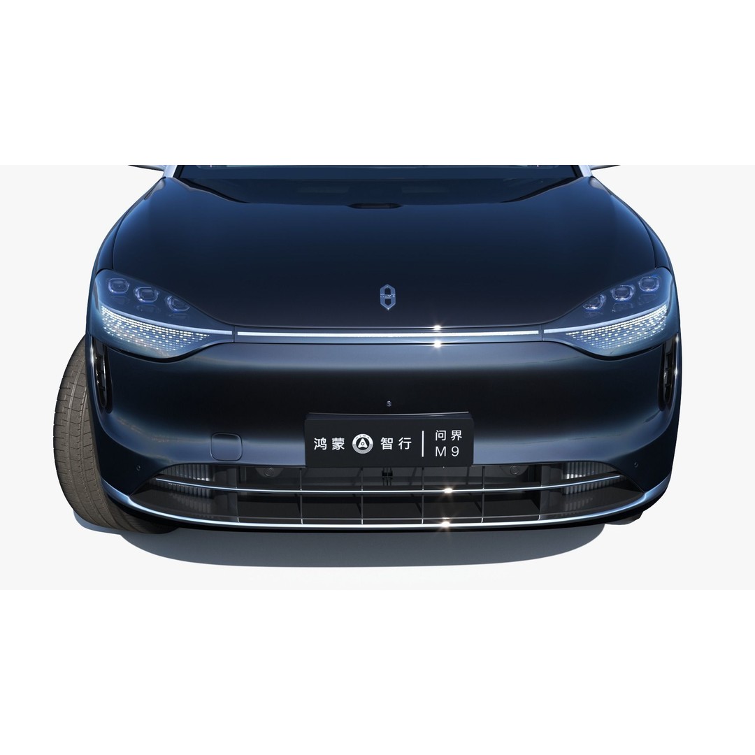 2024 Huawei HIMA Aito M9 Ultra 3D Model – Interior Rigged SUV, FBX, OBJ - View 7