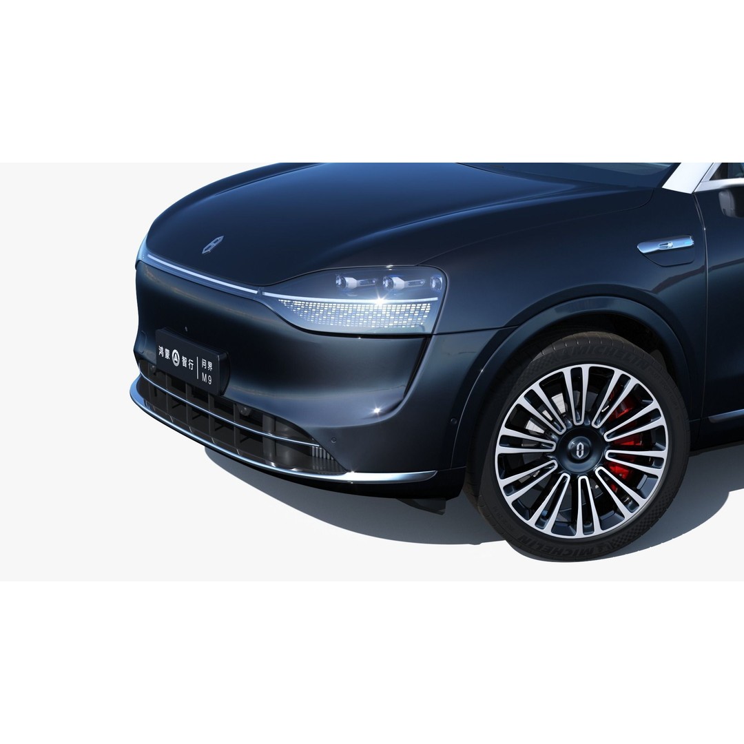 2024 Huawei HIMA Aito M9 Ultra 3D Model – Interior Rigged SUV, FBX, OBJ - View 8