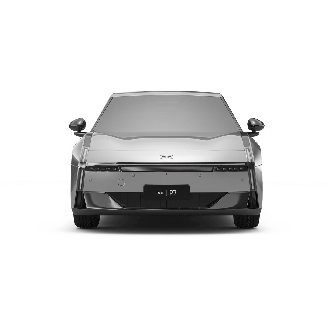2025 Xpeng P7 3D Model – Sport Sedan with PBR Textures, FBX - View 4