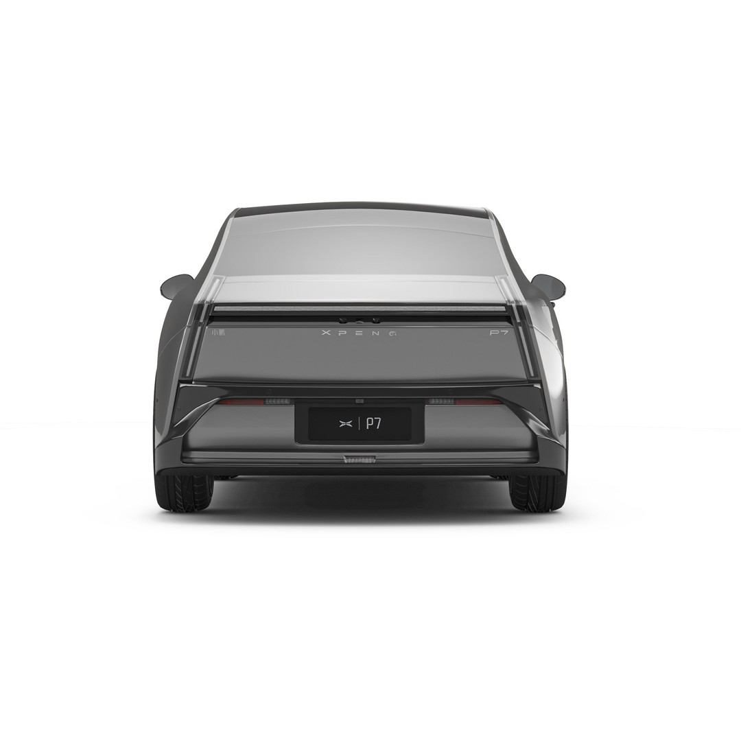 2025 Xpeng P7 3D Model – Sport Sedan with PBR Textures, FBX - View 6