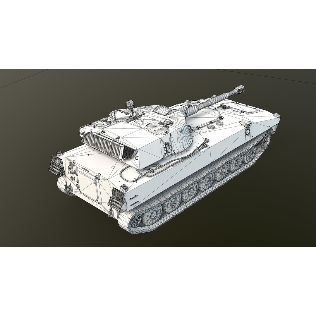 2S1 Gvozdika 3D Model – Low Poly Game Ready Vehicle, FBX - View 20