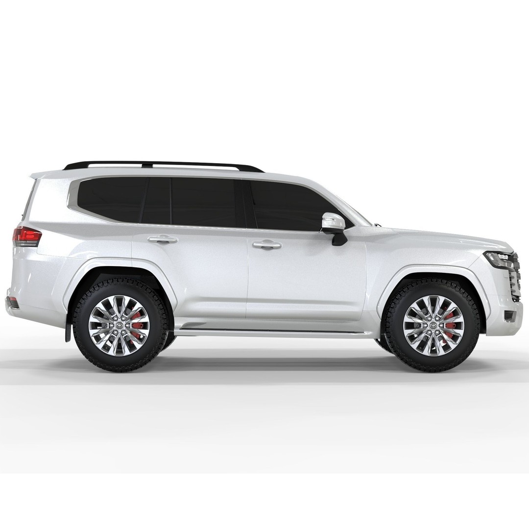 Toyota Land Cruiser 300 3D Model – Detailed Exterior, Game-Ready Formats - View 4
