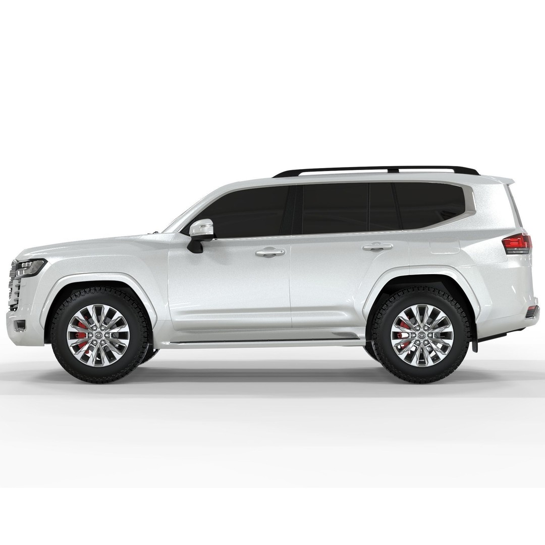 Toyota Land Cruiser 300 3D Model – Detailed Exterior, Game-Ready Formats - View 6