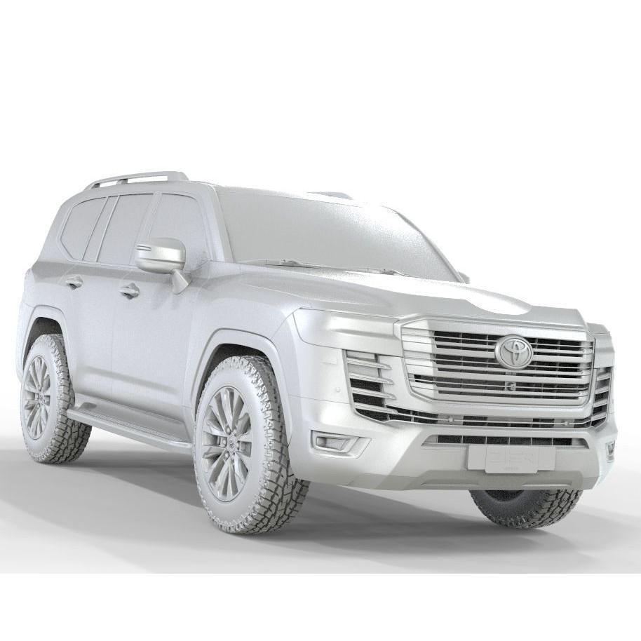 Toyota Land Cruiser 300 3D Model – Detailed Exterior, Game-Ready Formats - View 7