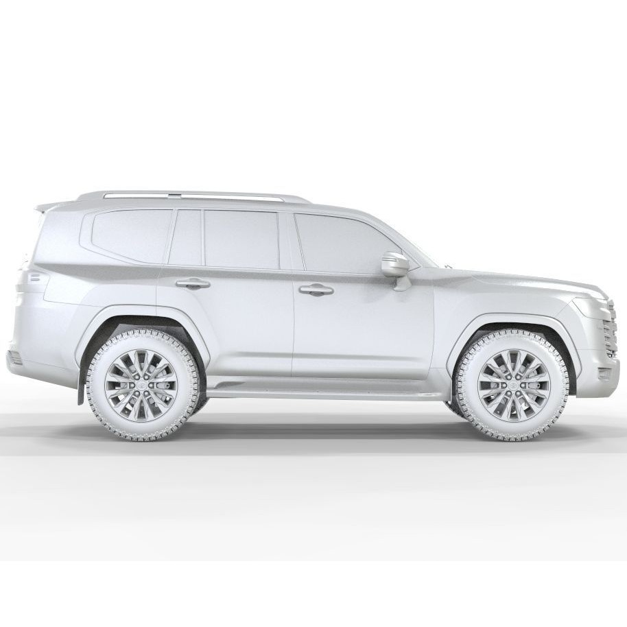 Toyota Land Cruiser 300 3D Model – Detailed Exterior, Game-Ready Formats - View 8