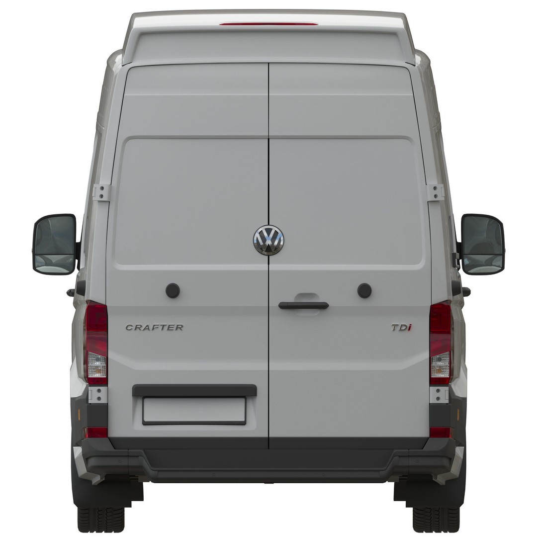 VW Crafter 2 PanelVan 3D Model – High Poly Cargo Vehicle, FBX - View 10