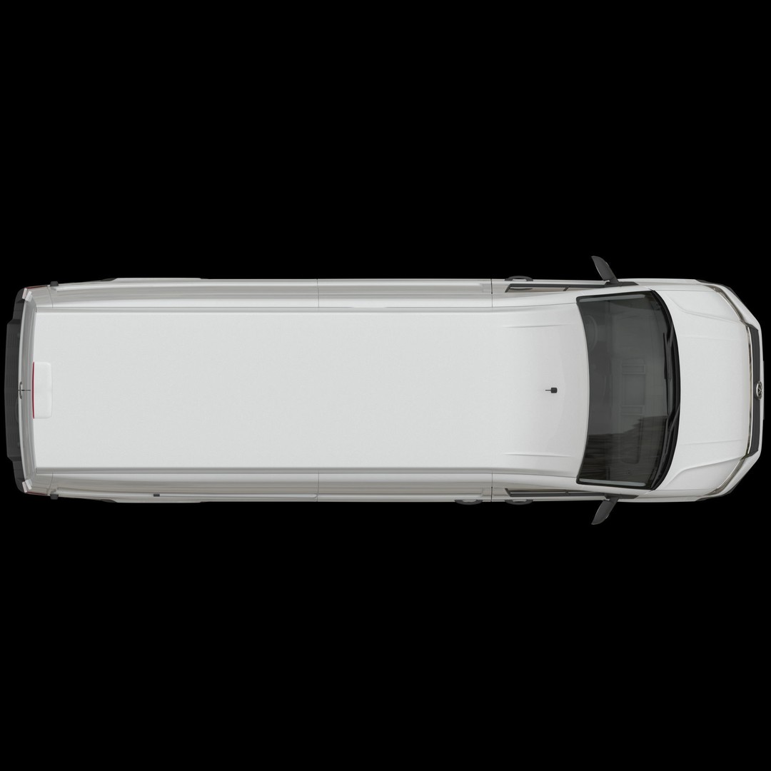 VW Crafter 2 PanelVan 3D Model – High Poly Cargo Vehicle, FBX - View 13
