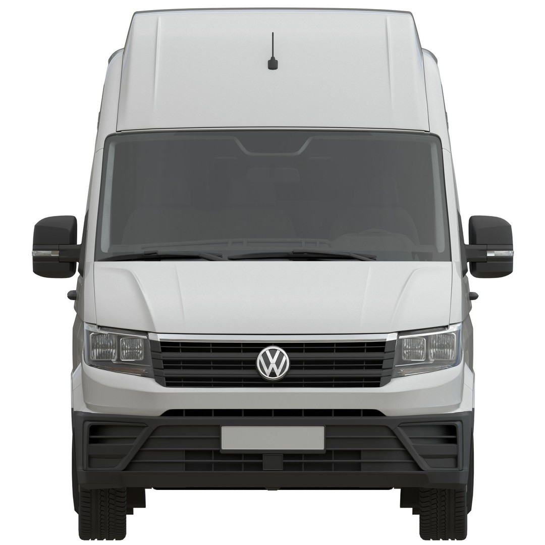 VW Crafter 2 PanelVan 3D Model – High Poly Cargo Vehicle, FBX - View 9